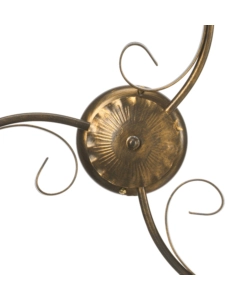 PLAFONIERA 3 LUCI ONLI "ODINO" BRONZO E14